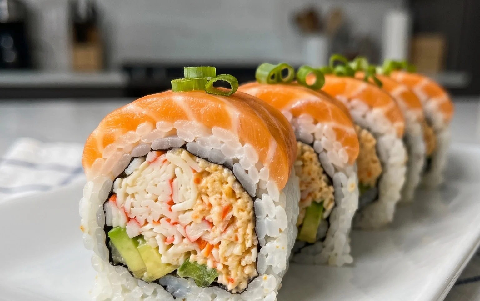 Kani Sushi (Spicy Crab Roll)