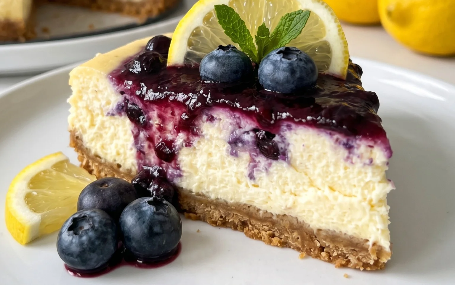 Lemon Blueberry Cheesecake