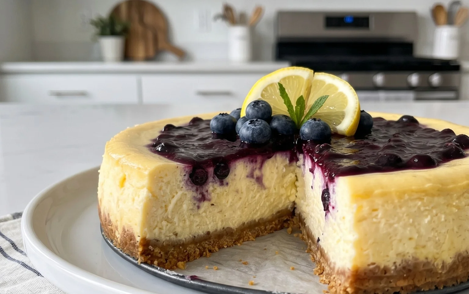 Lemon Blueberry Cheesecake