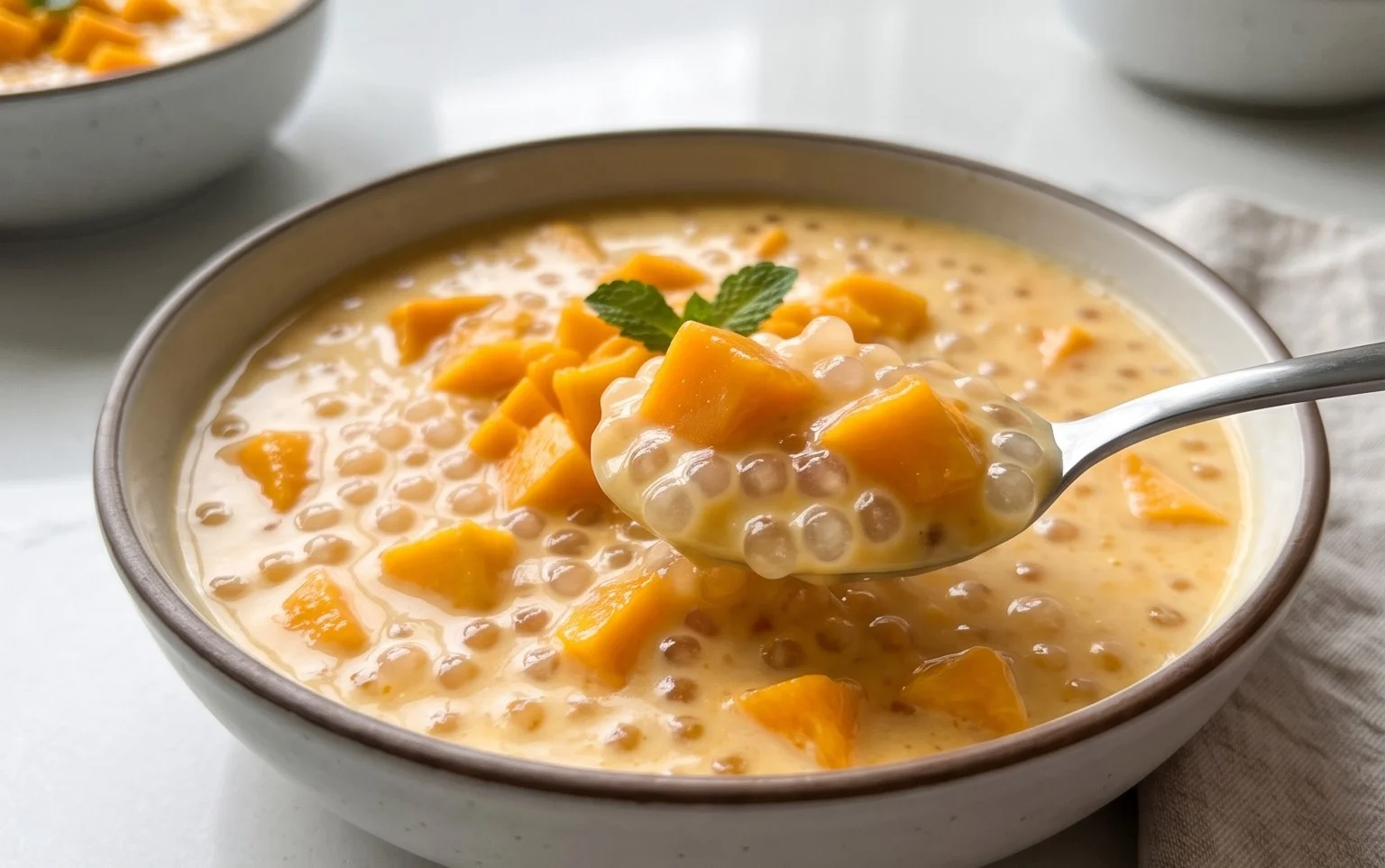 Creamy Mango Sago