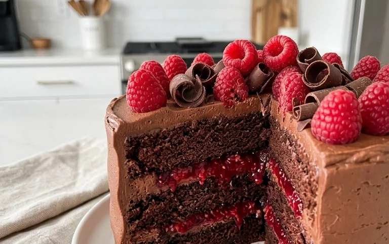 Chocolate Raspberry Cake