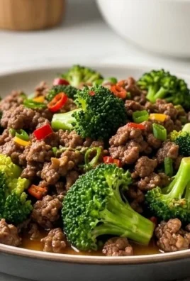 Ground Beef and Broccoli
