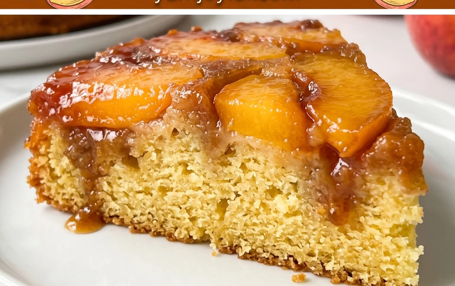 Peach Upside-Down Cake Recipe
