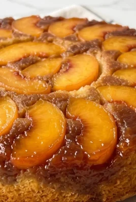 Peach Upside-Down Cake Recipe
