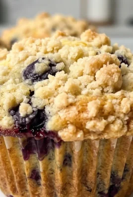 Lemon Blueberry Streusel Muffins