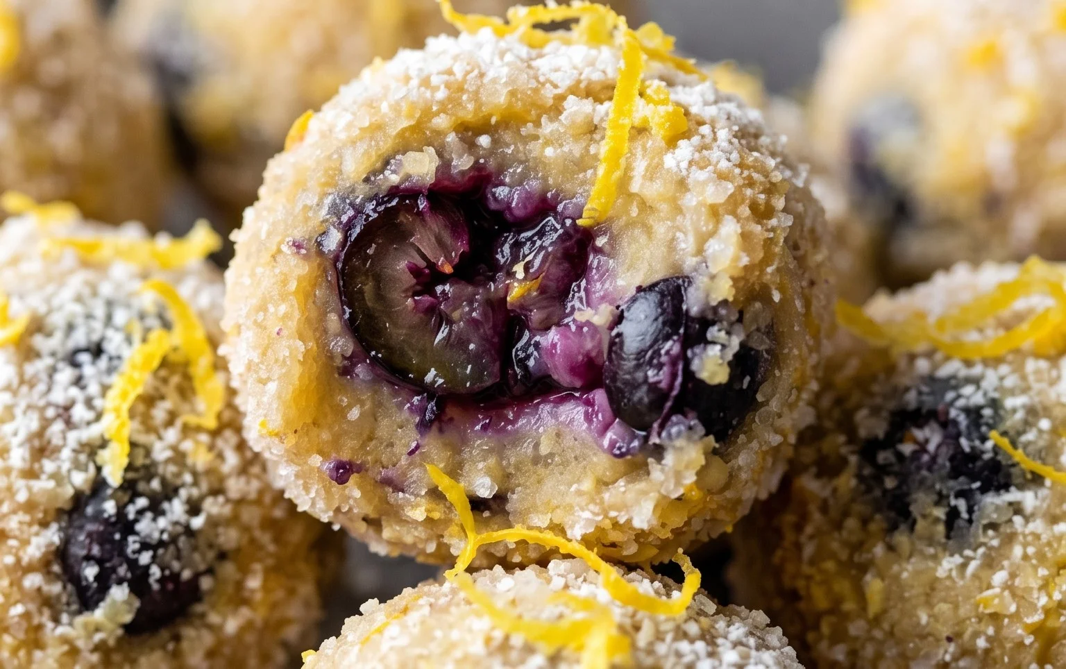 LEMON BLUEBERRY TRUFFLES