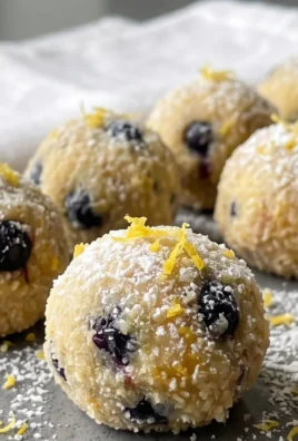 LEMON BLUEBERRY TRUFFLES