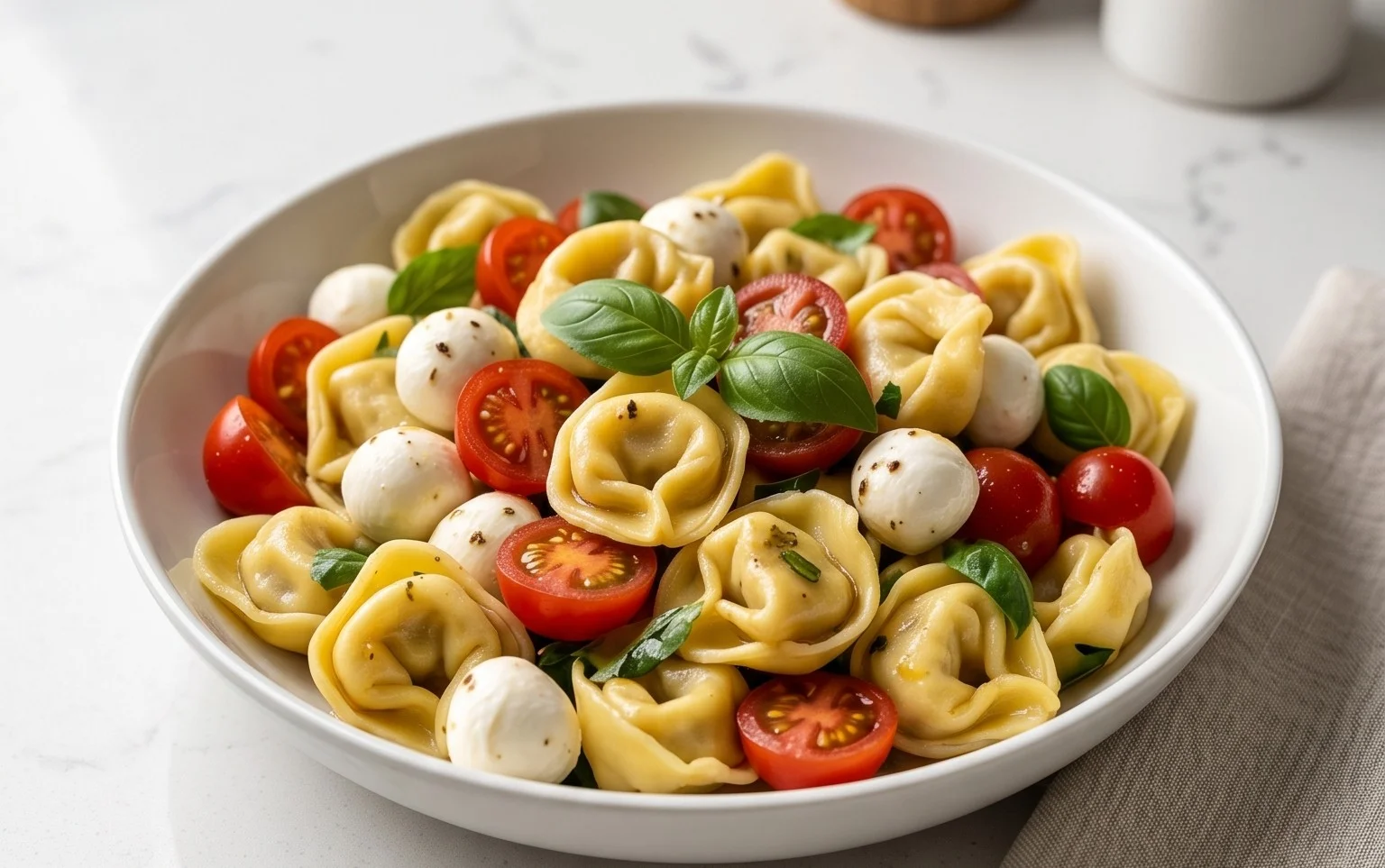 Tortellini Caprese Salad