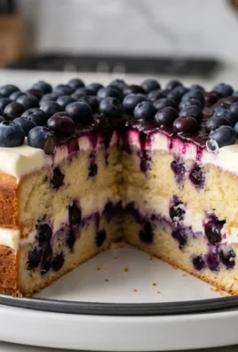 Nova Scotia Blueberry Cream Cake