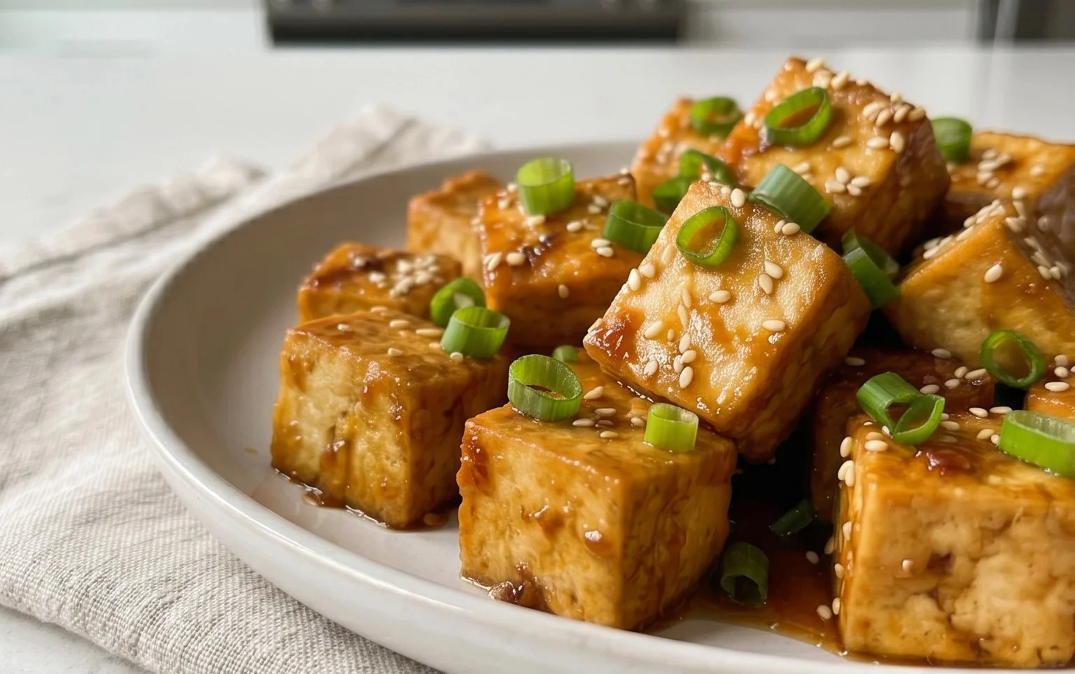 Honey Garlic Tofu