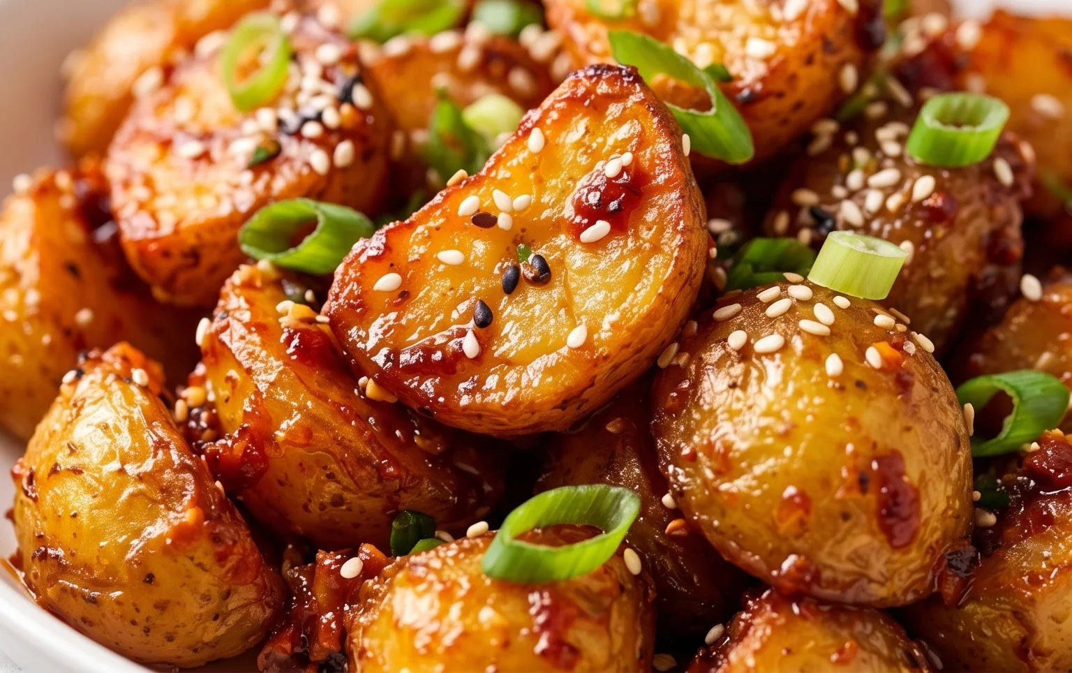 Crispy Honey Chilli Potatoes