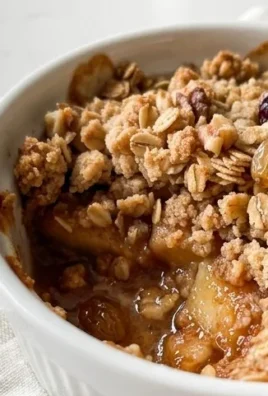 Healthy Breakfast Apple Crum extractble