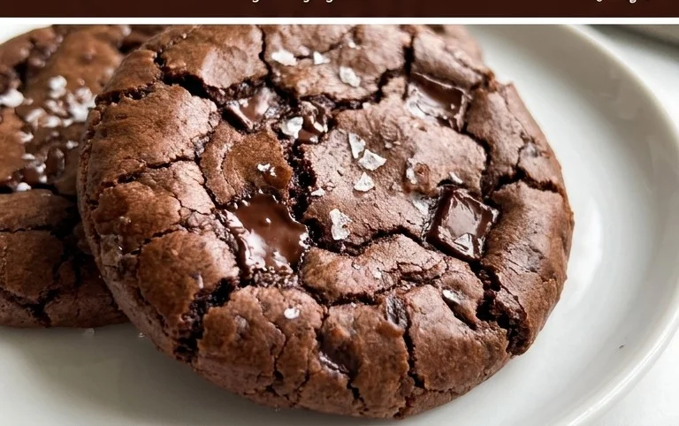 Salted Brownie Cookies