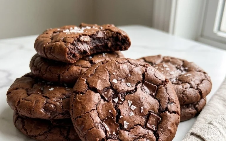 Salted Brownie Cookies