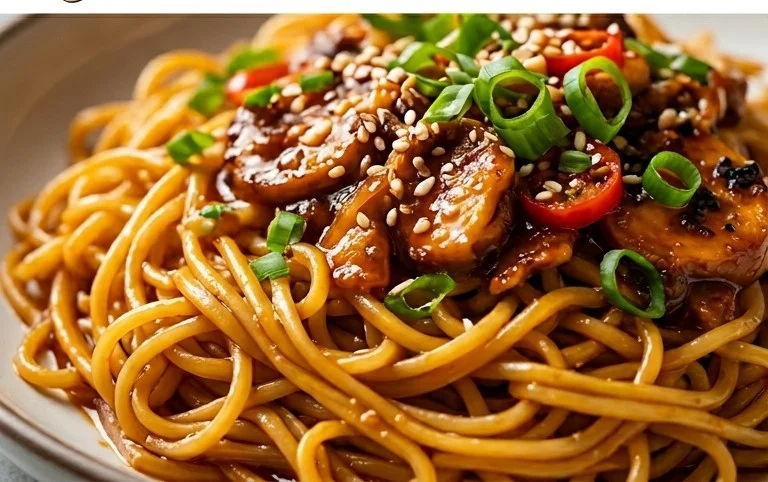 Easy Saucy Ramen Noodles