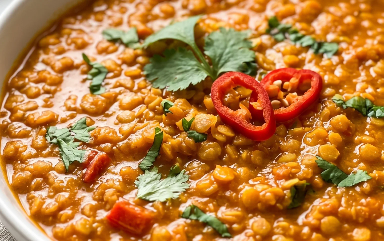 Spicy Red Lentil Curry