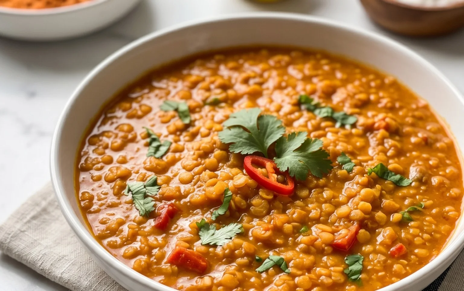 Spicy Red Lentil Curry