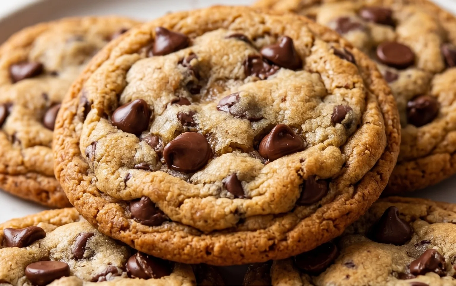 Crispy and Chewy Chocolate Chip Cookies