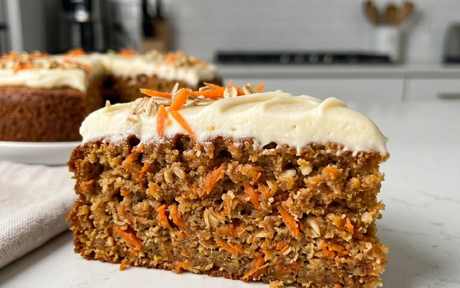 Easy Flourless Oatmeal Carrot Cake Recipe