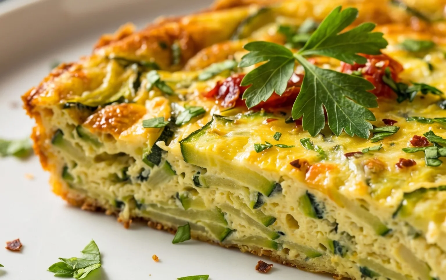 Crustless Zucchini Quiche Recipe