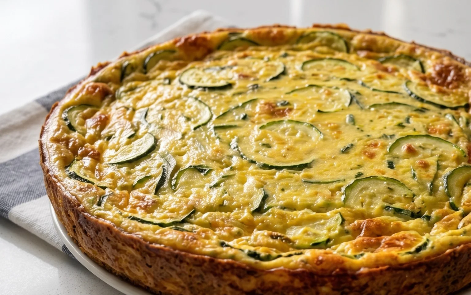 Crustless Zucchini Quiche Recipe