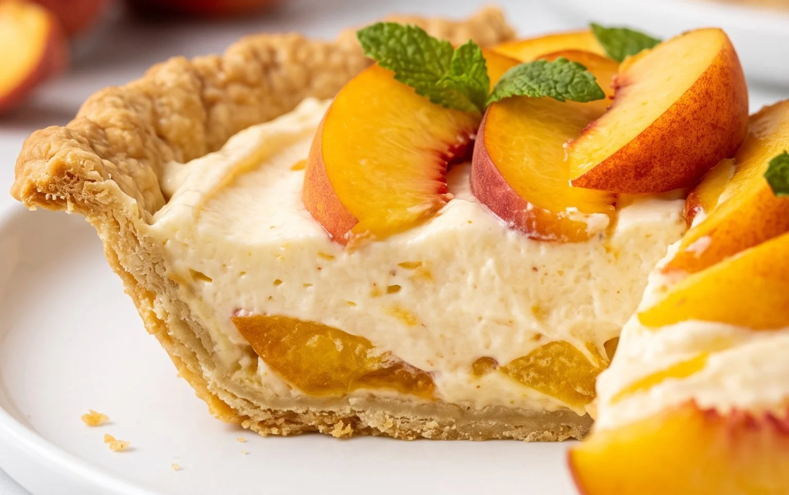 Peaches and Cream Pie