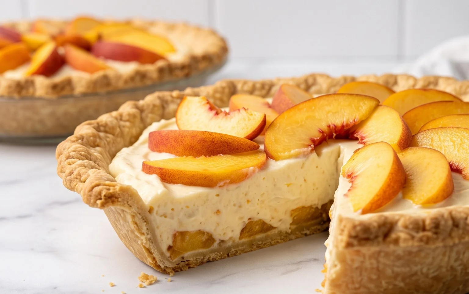 Peaches and Cream Pie