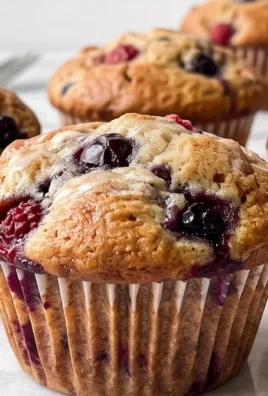 Bakery Style Mixed Berry Muffins | with Frozen Berries