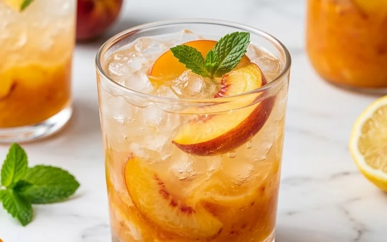 Refreshing Peach Lemonade