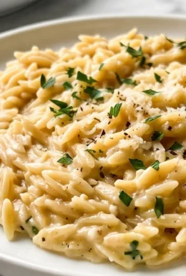Creamy Garlic Parmesan Orzo