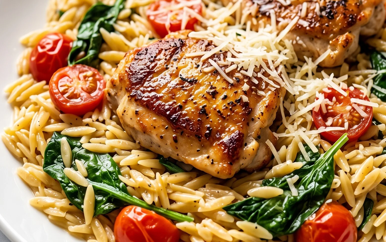 Chicken Orzo (30-Minutes, One-Pan)