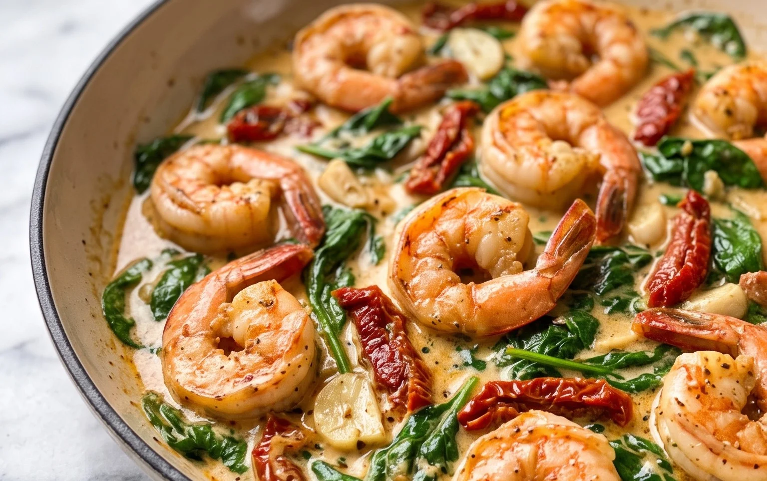 Tuscan Shrimp (One-Pan, 30-Minute Dinner)