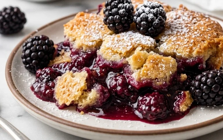 The Pioneer Women's Blackberry Cobbler