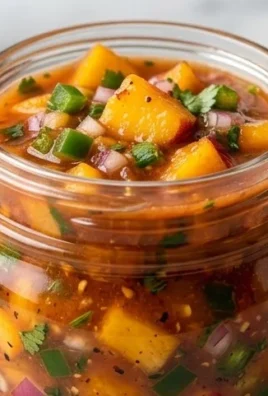 Sweet & Spicy Peach Salsa Canning Recipe