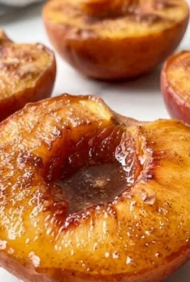 Cinnamon Sugar Baked Peaches