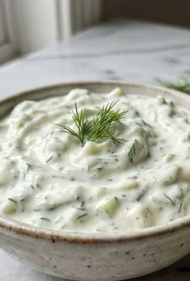 Cucumber Dip with Sour Cream and Dill