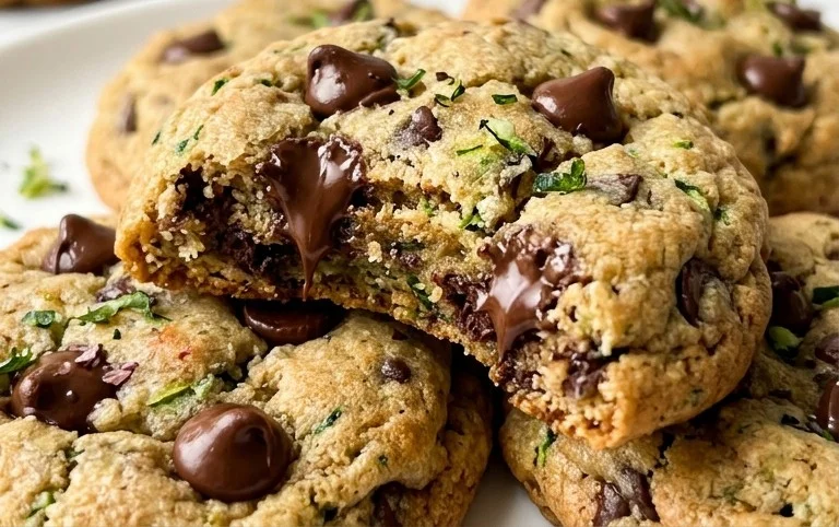 Zucchini Chocolate Chip Cookies