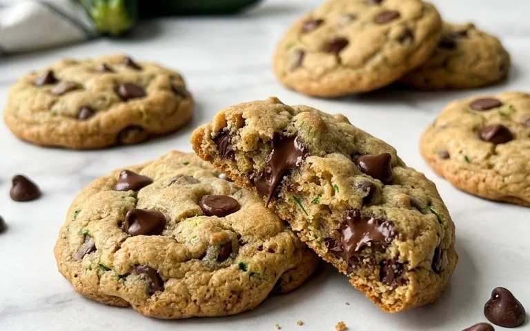 Zucchini Chocolate Chip Cookies