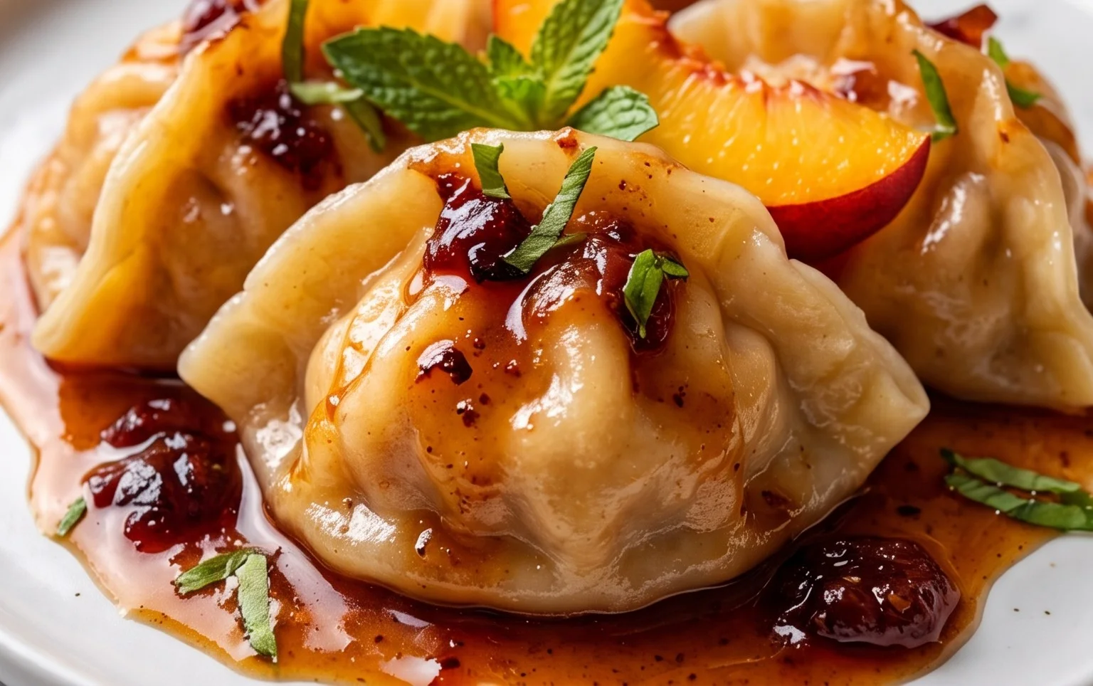 Peach Dumplings