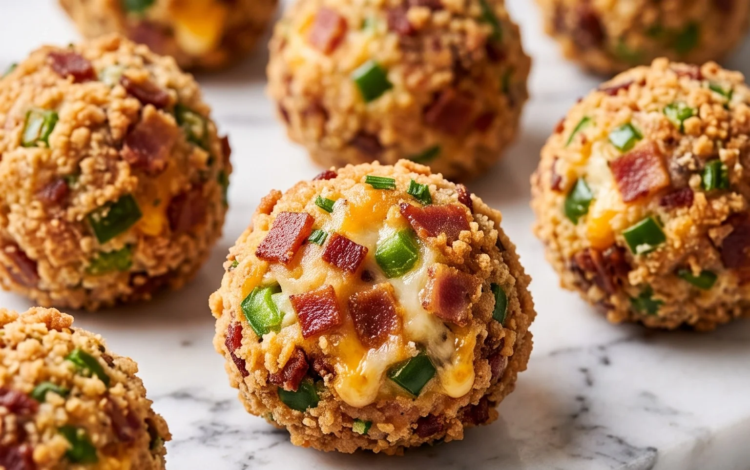 Beef Bacon Jalapeño Popper Cheese Balls