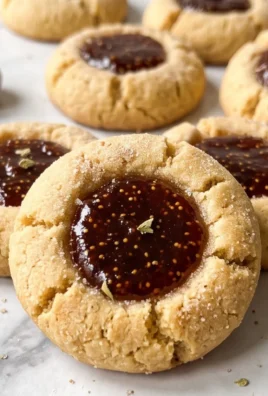 Cardamom Fig Thumbprint Cookies