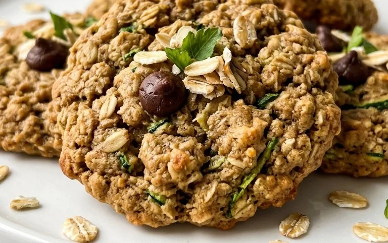 Healthy Zucchini Oatmeal Cookies