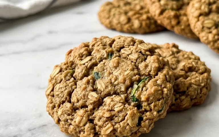 Healthy Zucchini Oatmeal Cookies