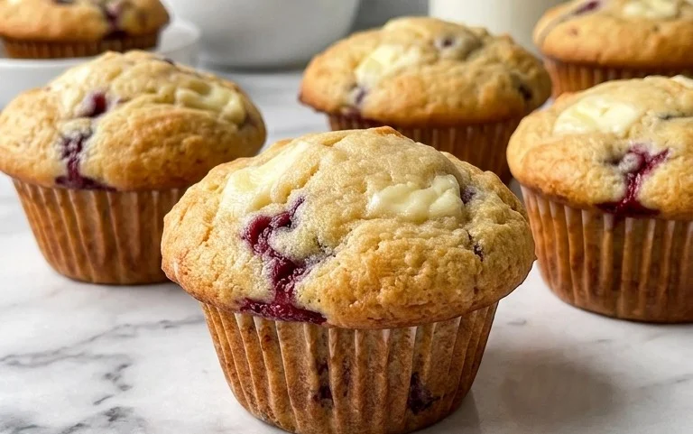 Berry Cream Cheese Muffins