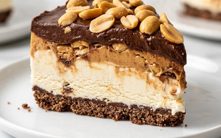 Buster Bar Ice Cream Cake