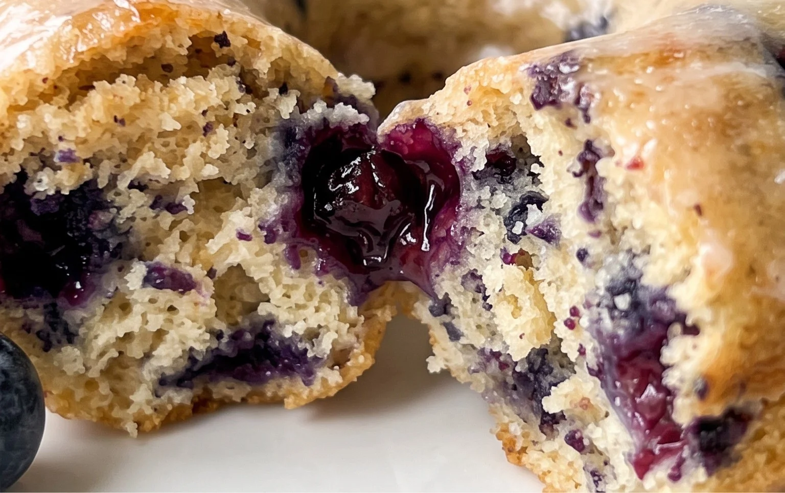 Blueberry Cake Donuts