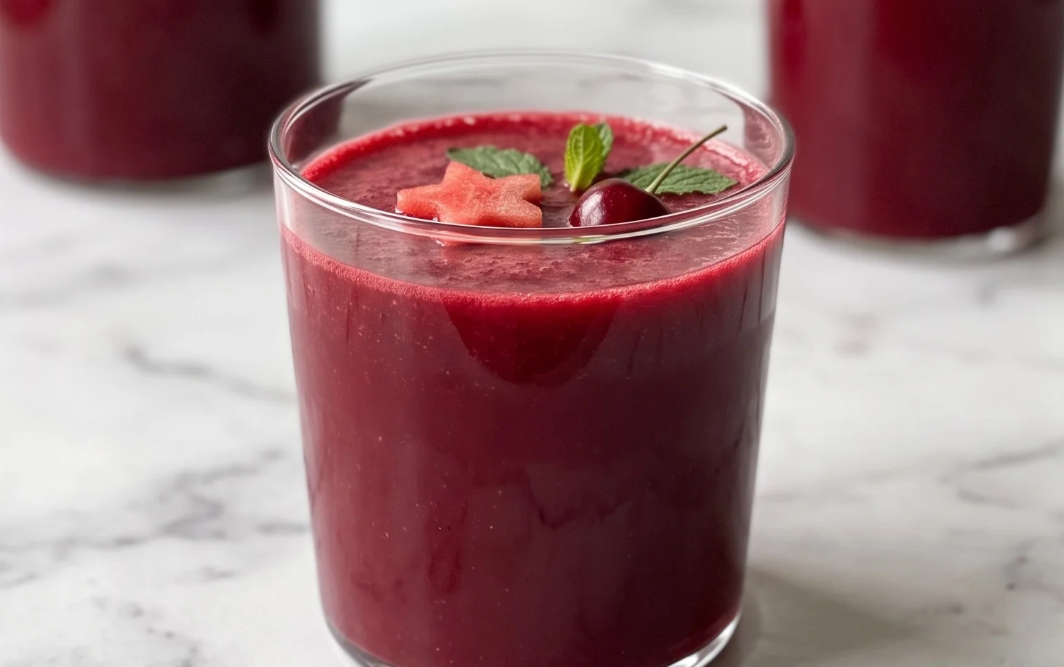 Watermelon Cherry Berry Beet Juice
