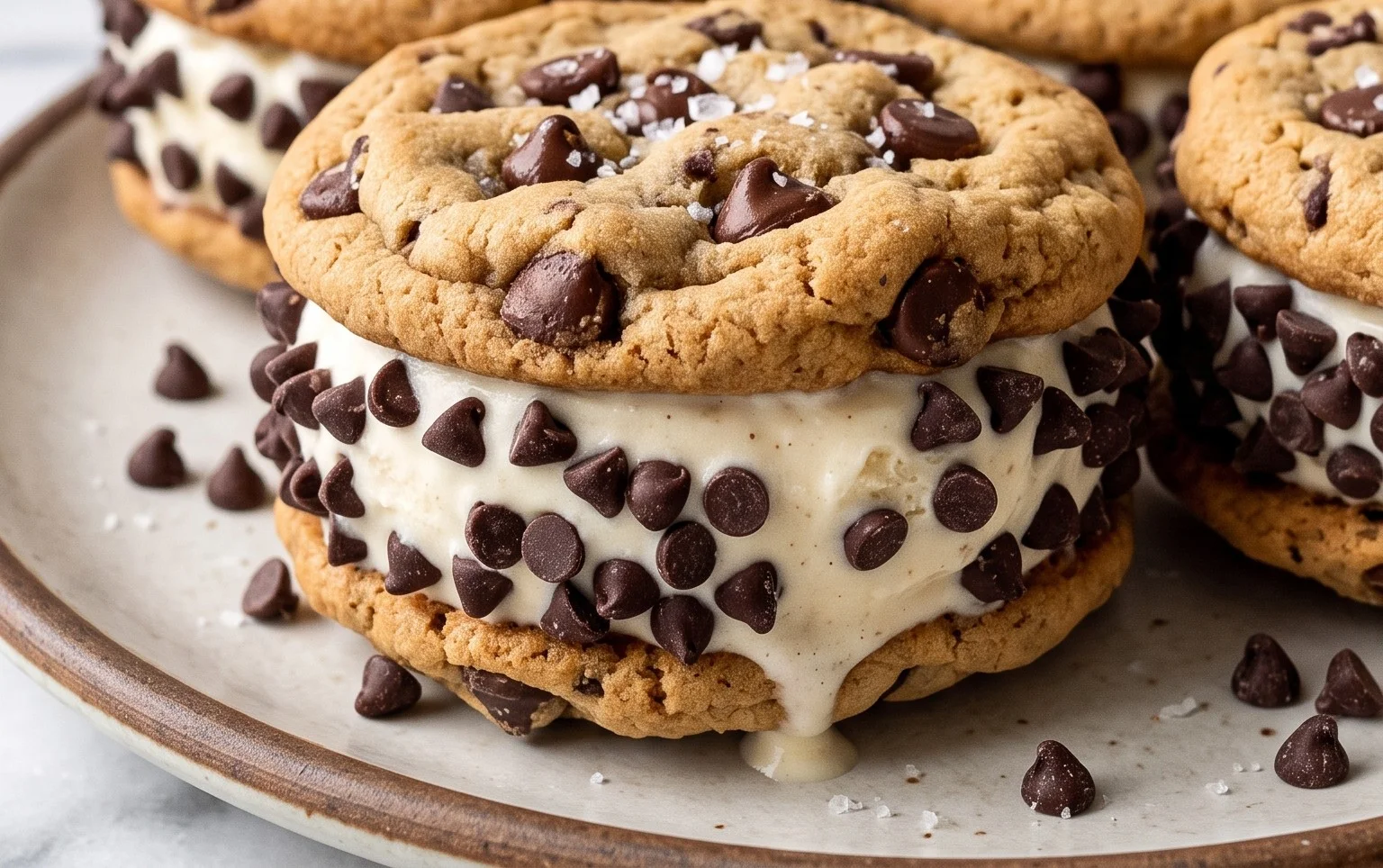 Cookie Ice Cream Sandwiches (Like a Chipwich!)
