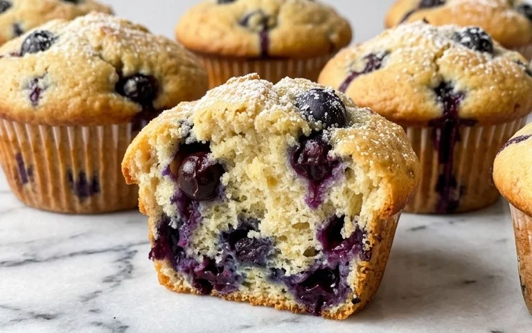 Homemade Blueberry Muffins