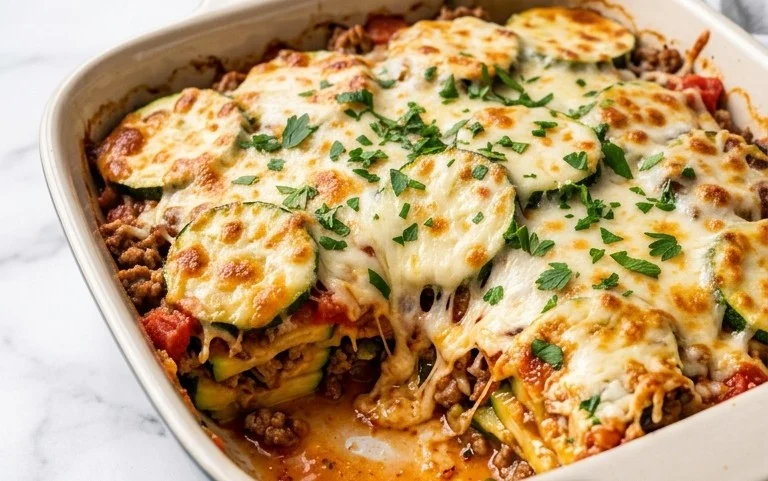 Cheesy Baked Zucchini Casserole